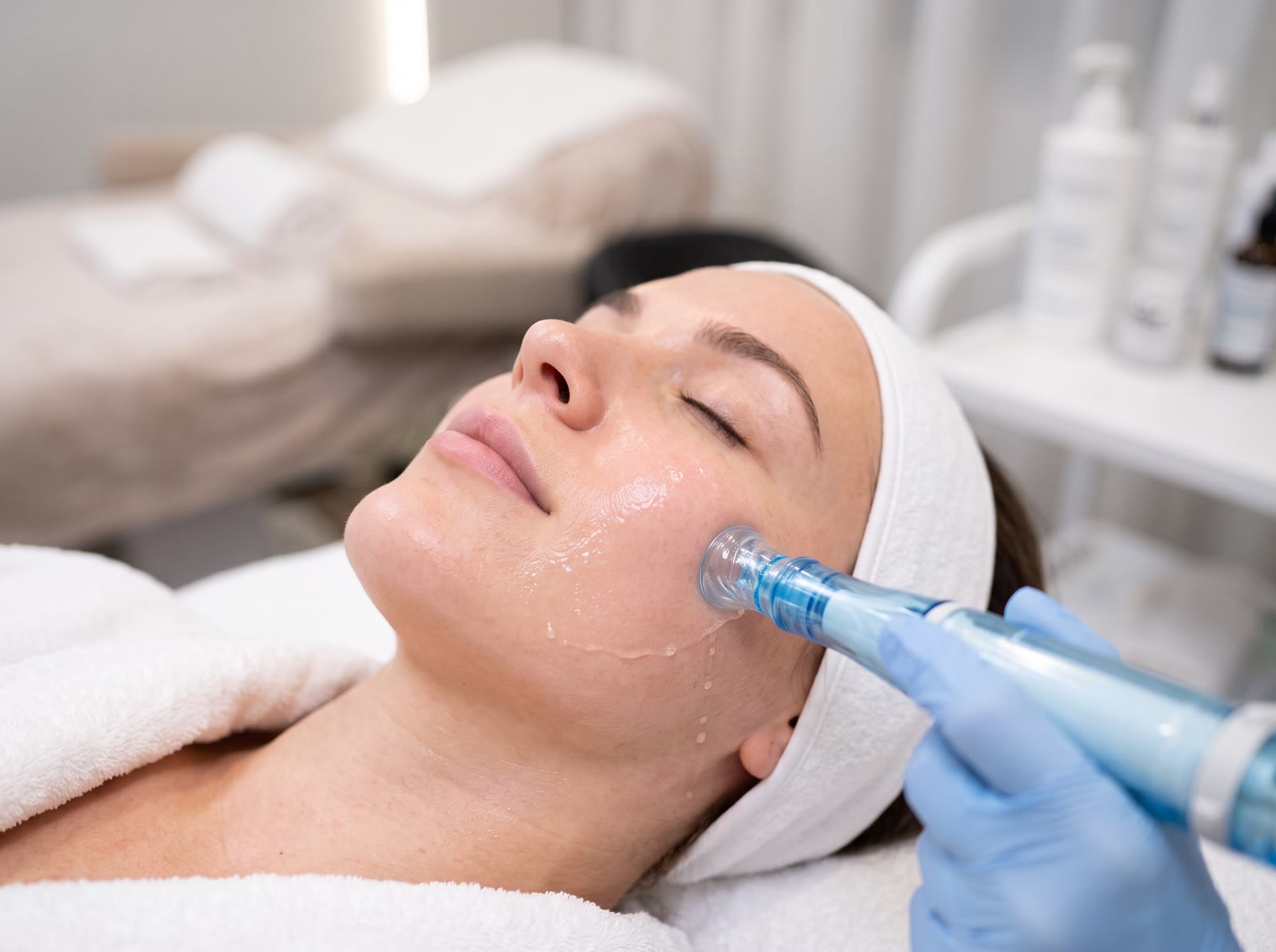 HydraFacial treatment at Lumière Med Spa