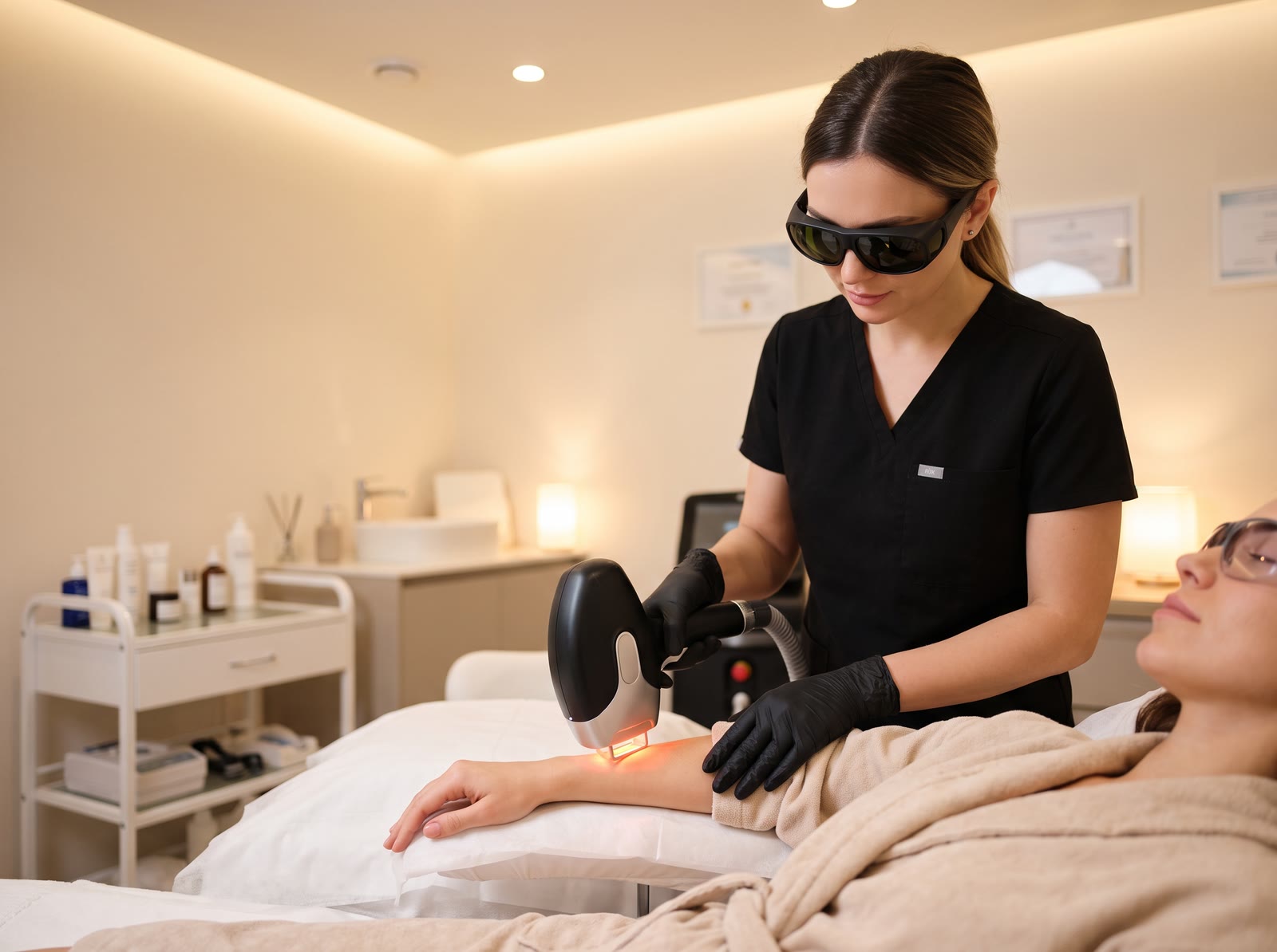 Laser Hair Removal treatment at Lumière Med Spa